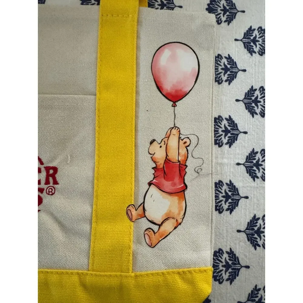 Disney Winnie the Pooh Custom Made Double Sided Trader Joes Mini Tote